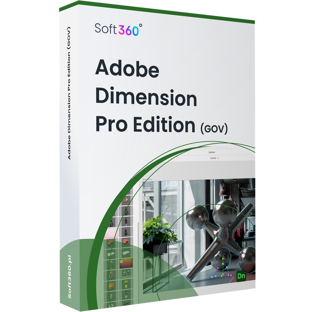 Adobe Dimension CC for Teams - Pro Edition  Win/Mac – Government License
