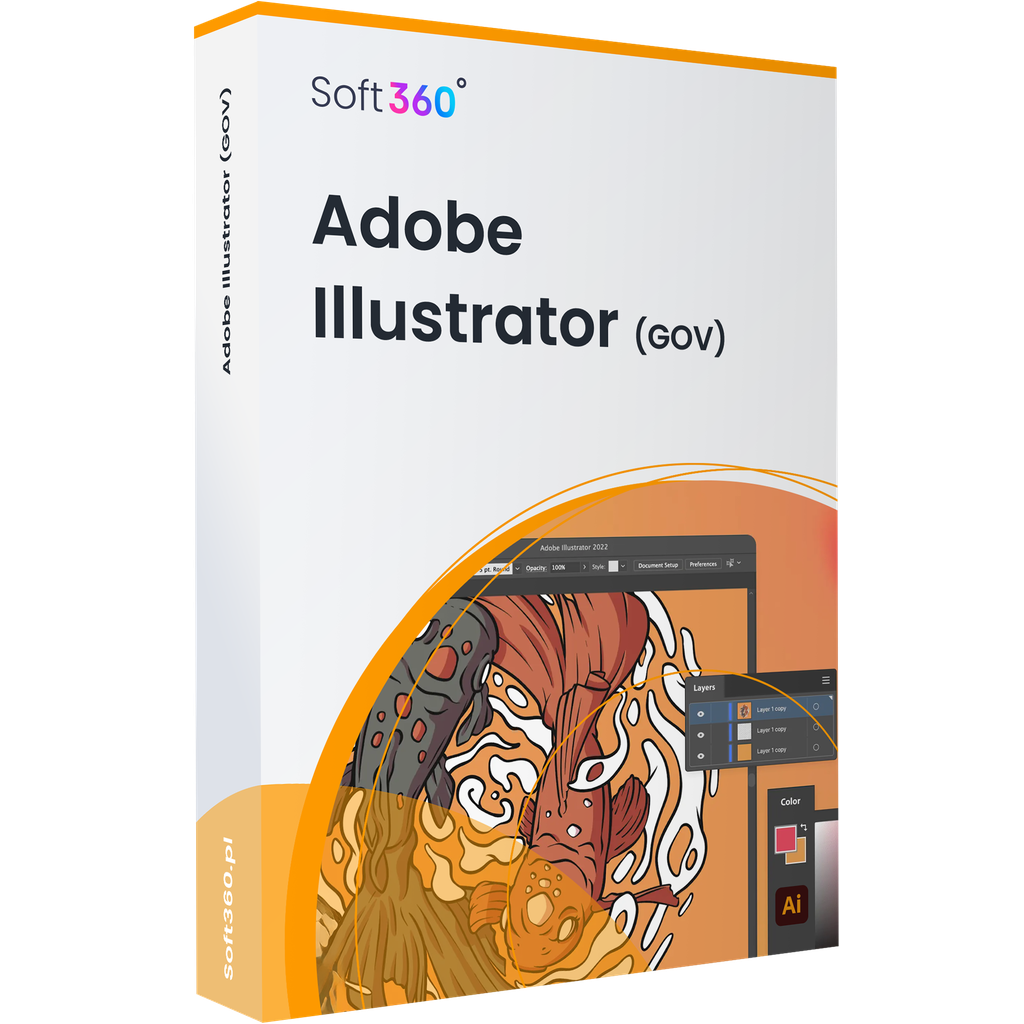 Adobe Illustrator CC Teams Win/Mac – Government License