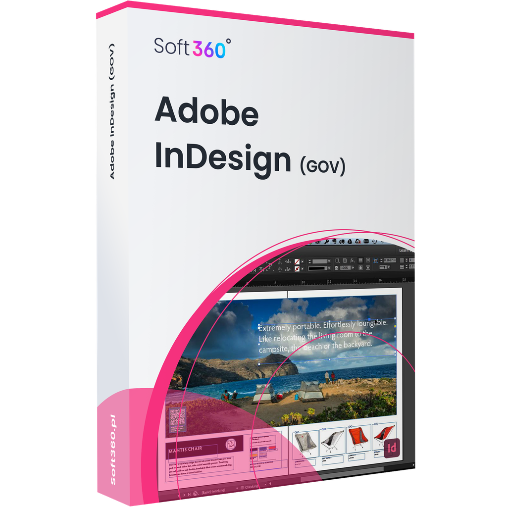 Adobe InDesign CC Teams  Win/Mac - Government License