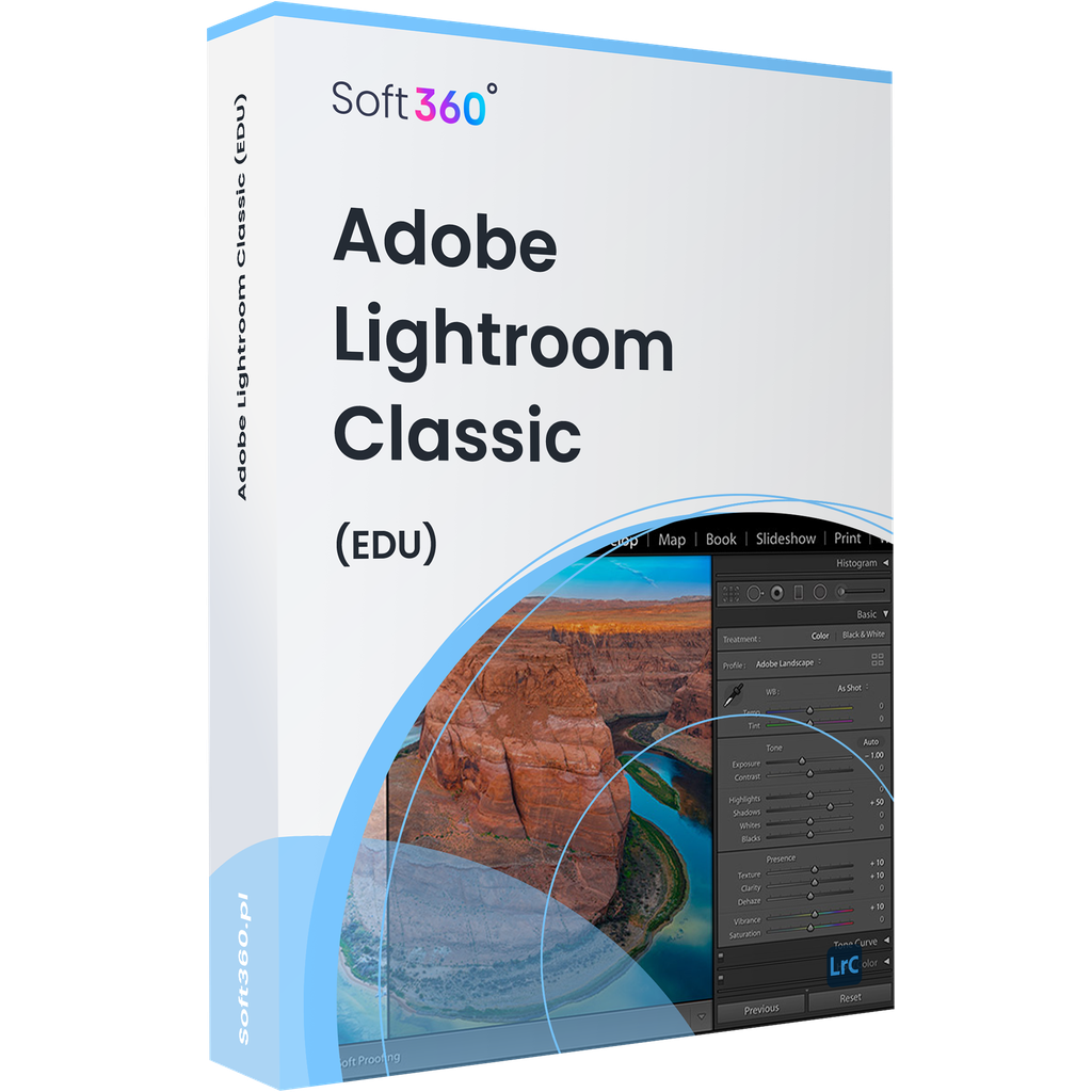Adobe Lightroom Classic CC 1TB  Win/Mac – Named License for EDU Institutions